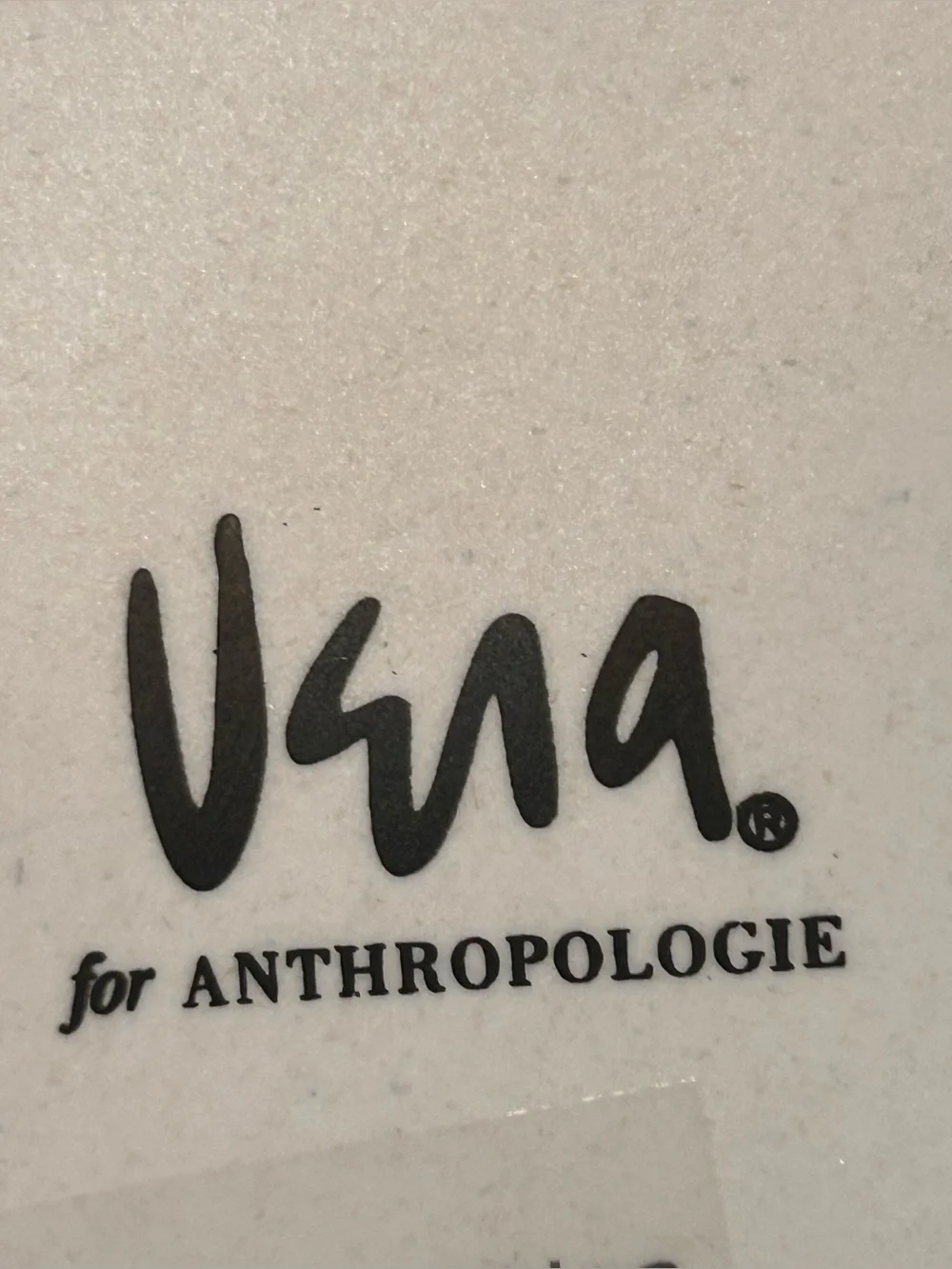 Vera for Anthropologie Orange and Blue Floral Bamboo Bowl